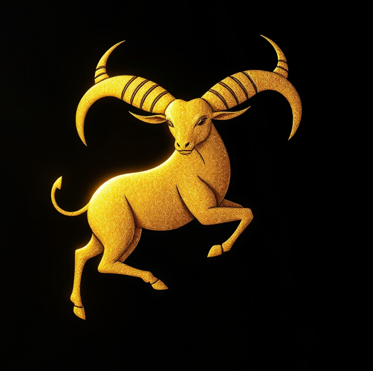 a gold Taurus zodiac sign.jpg