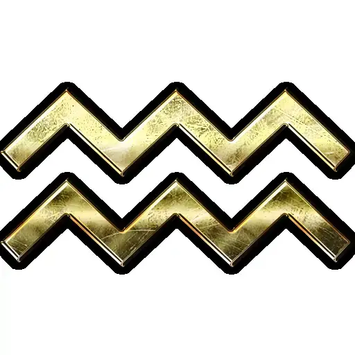 Zodiac Sign: Aquarius. This symbol represents innovation, independence, and forward-thinking energy.