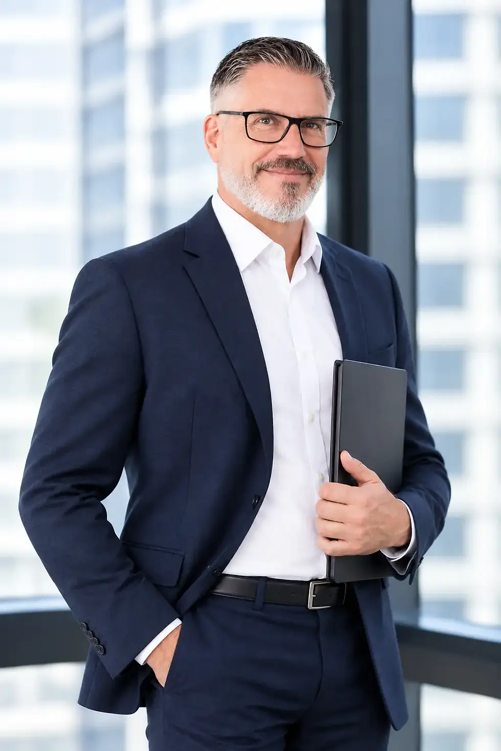 Patrick White reviewing AI governance plans