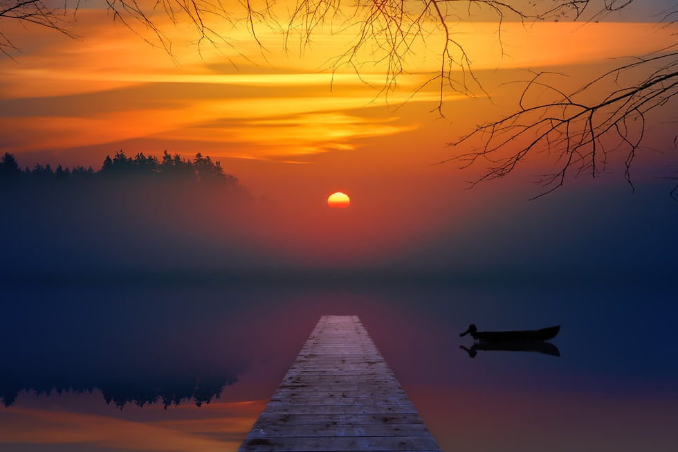A balanced dawn horizon representing the harmony beauty and fairness of Libra the seventh sign of the zodiac
