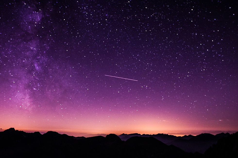A stunning starfield representing the cosmos at the moment of birth
