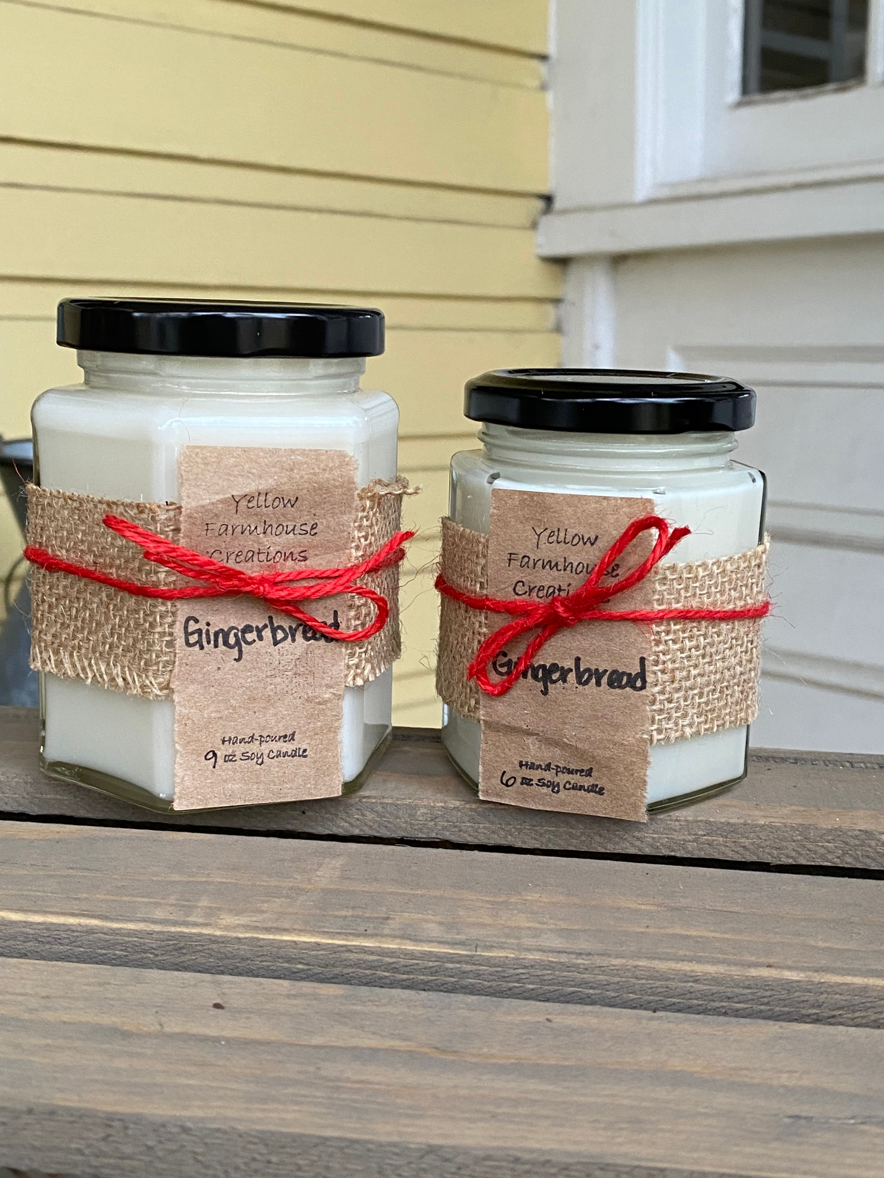 Gingerbread Natural Soy Wooden Wick Candle