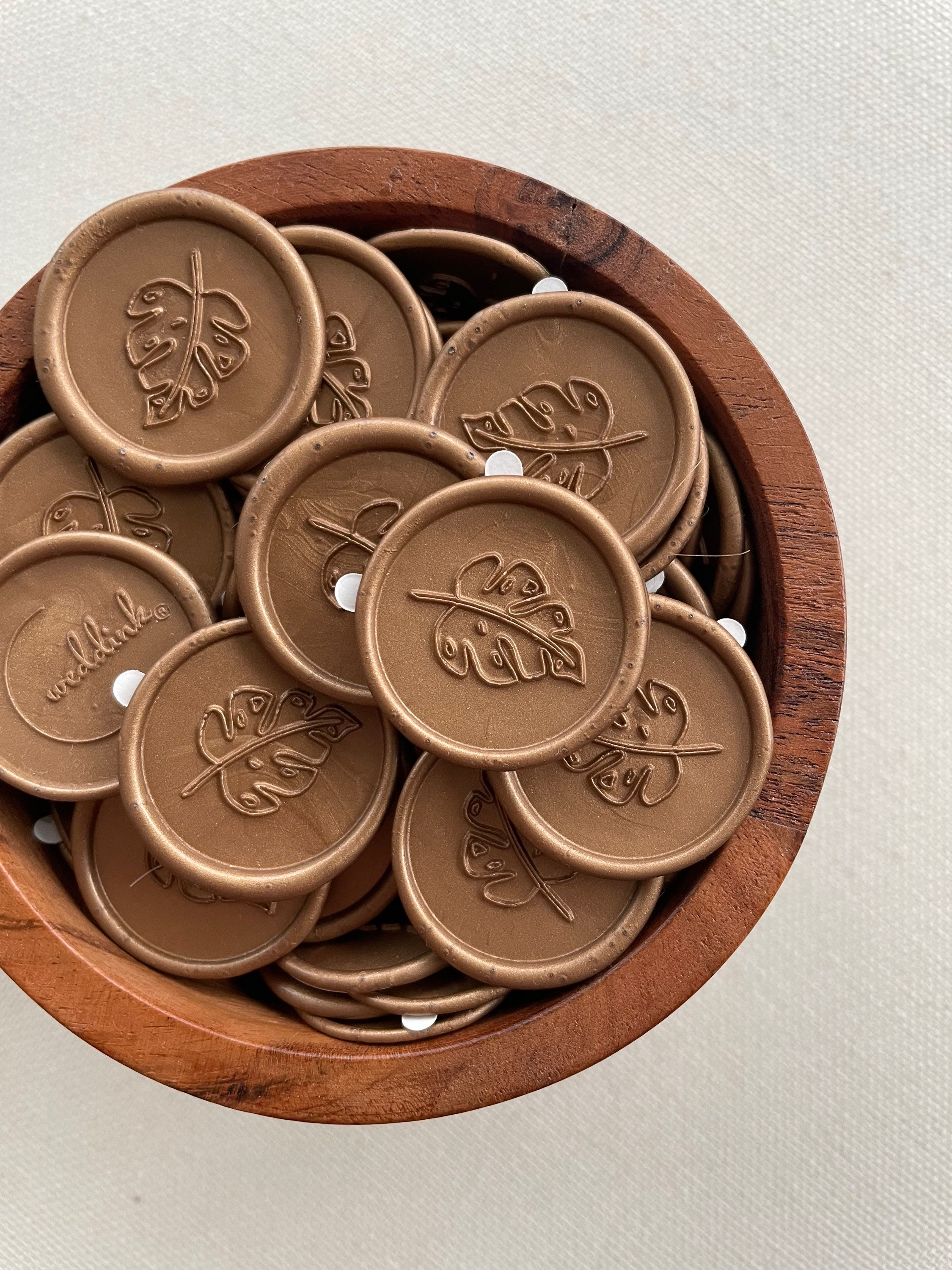 Monstera Self Adhesive wax seals