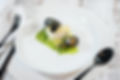 Chef à domicile, menu à l'aveugle, produits locaux, poisson
