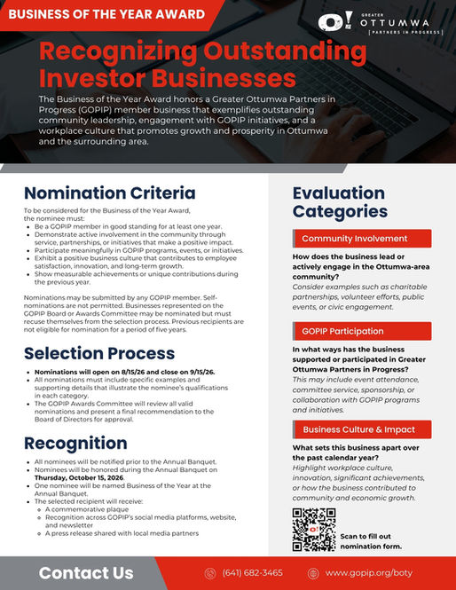 Business of the Year Nominations Are Open!