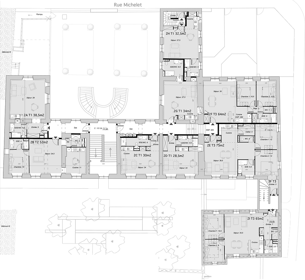 Plan bâtiment A