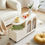 Thumbnail: Cream storage Trolley/Coffee Table