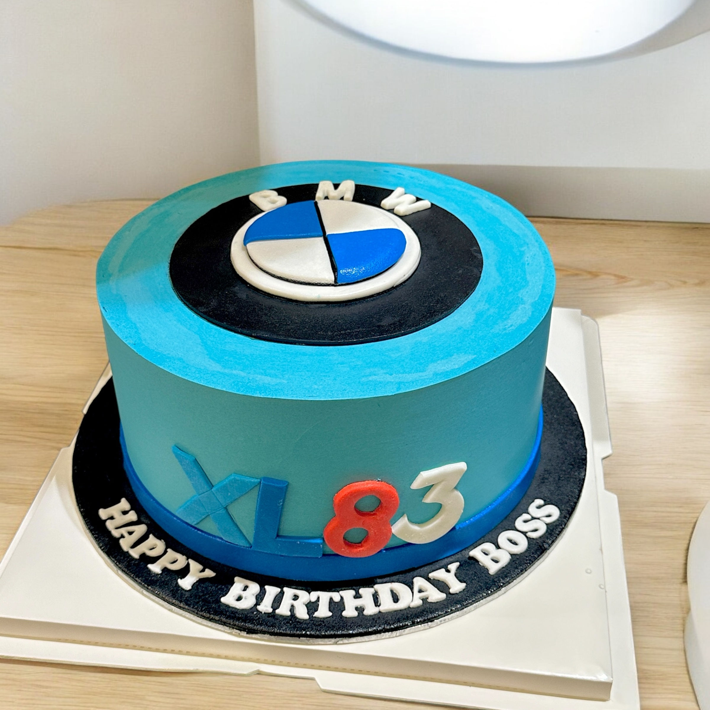 Car Brand Logo Themed Cake