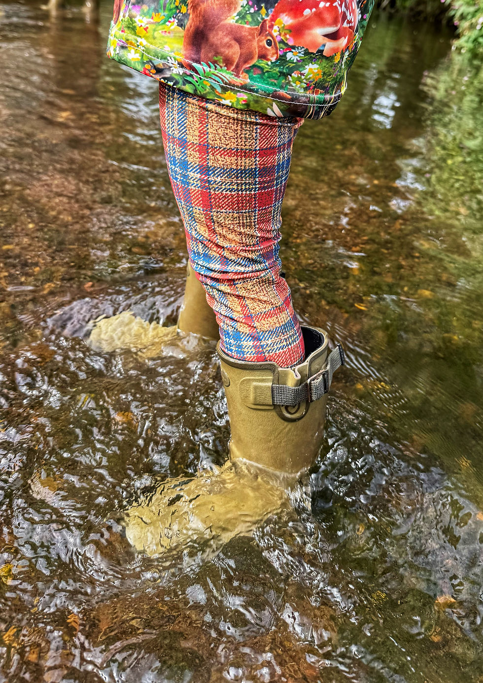 Thumbnail: Younger Children’s Ryton Tweed Leggings (High Waisted)