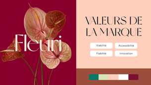Fleuri, Titelbild Orchidee, was ist eine Website von Wix
