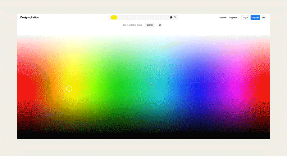 Farbspektrum mit allen und verschieden Farben