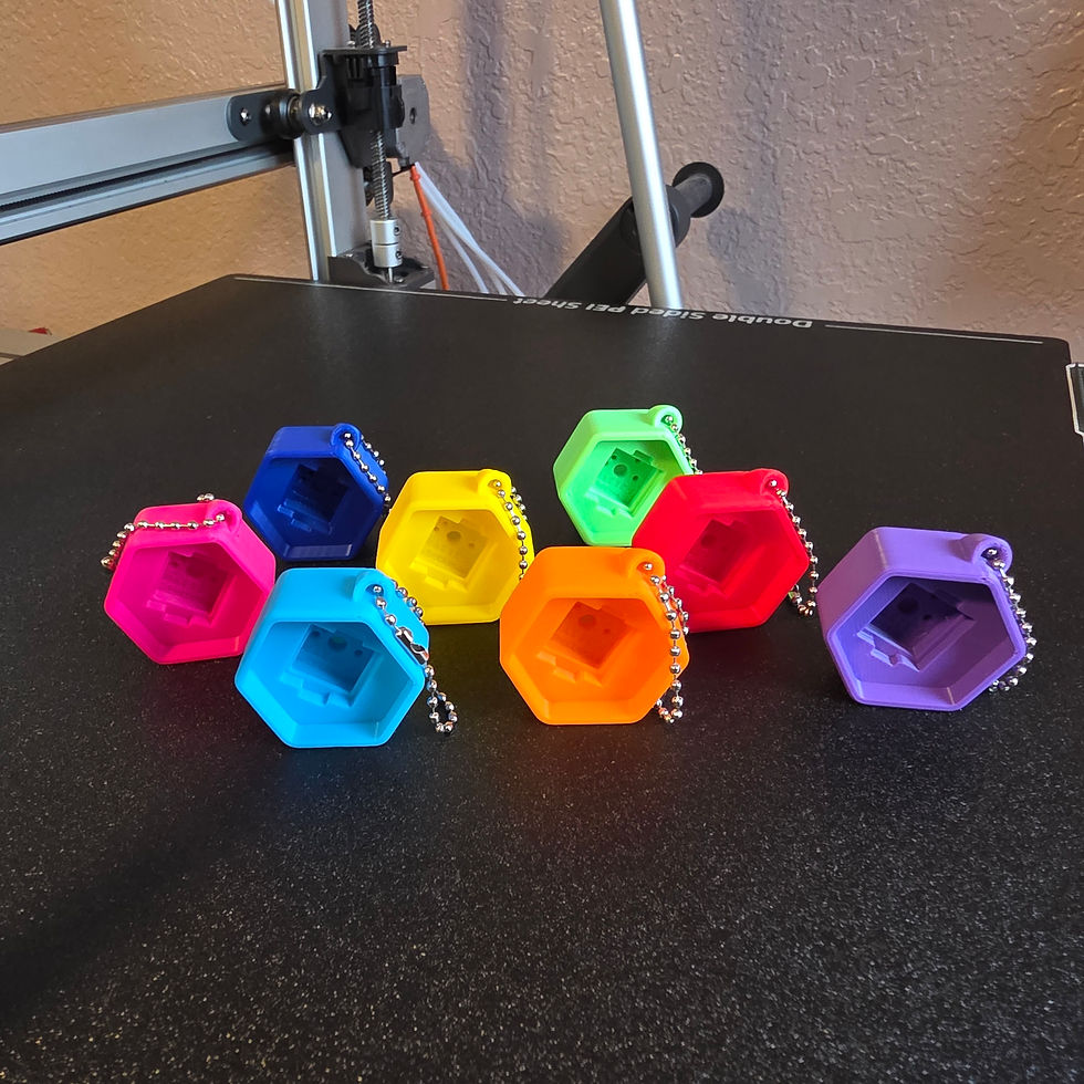 Thumbnail: D20 Fidget Clicker Keychain