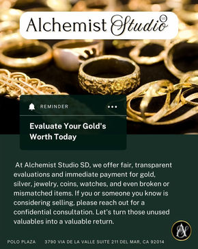 Sell gold jewelry in San Diego