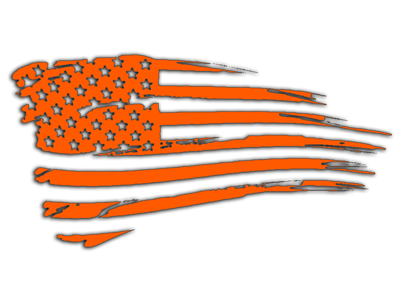 Thumbnail: Distressed Flag Decal