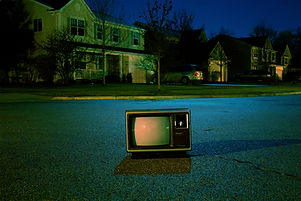 Old TV on the Street