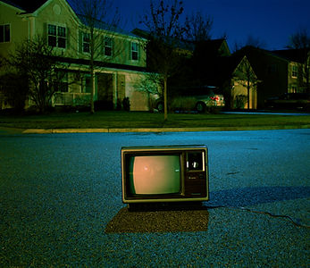 Old TV on the Street