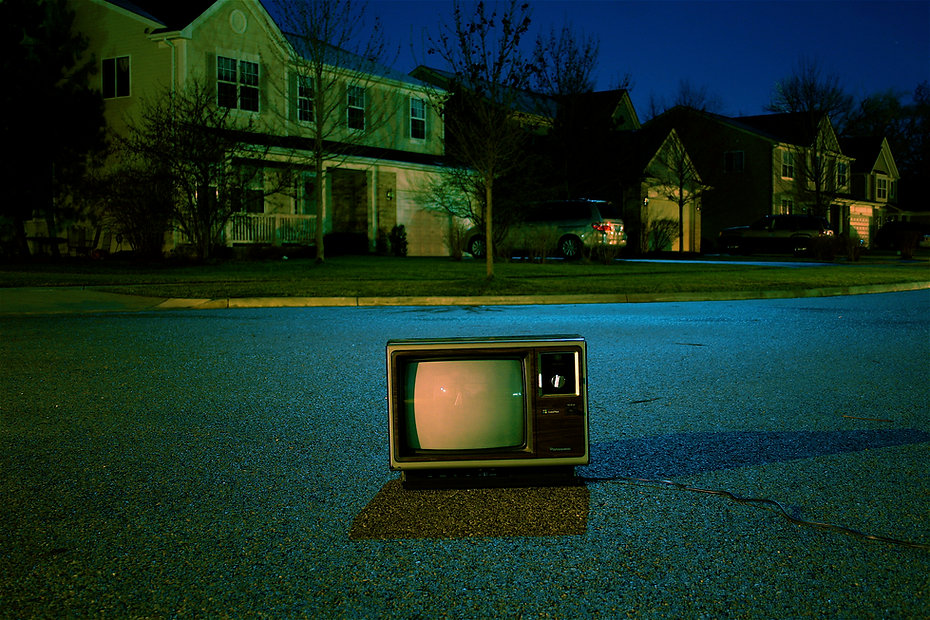 Old TV on the Street