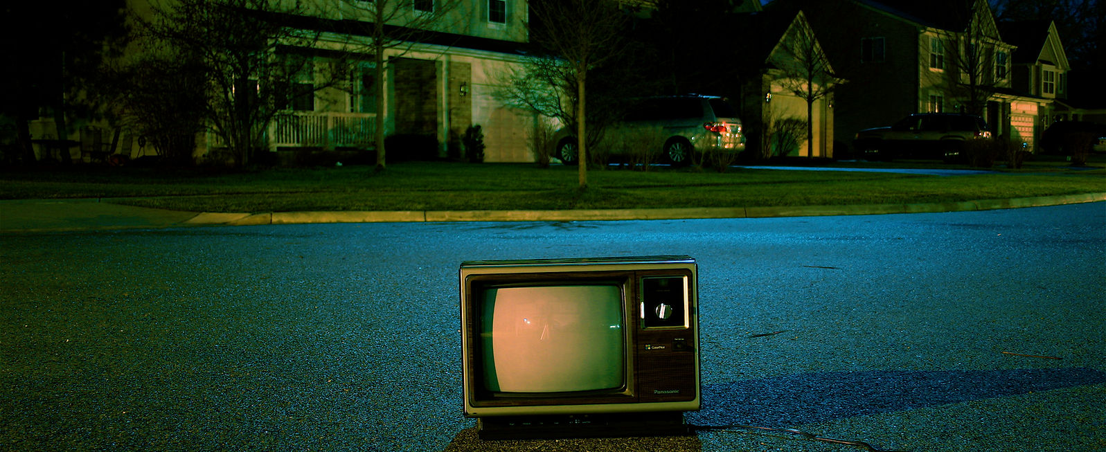 Vintage TV Outdoors