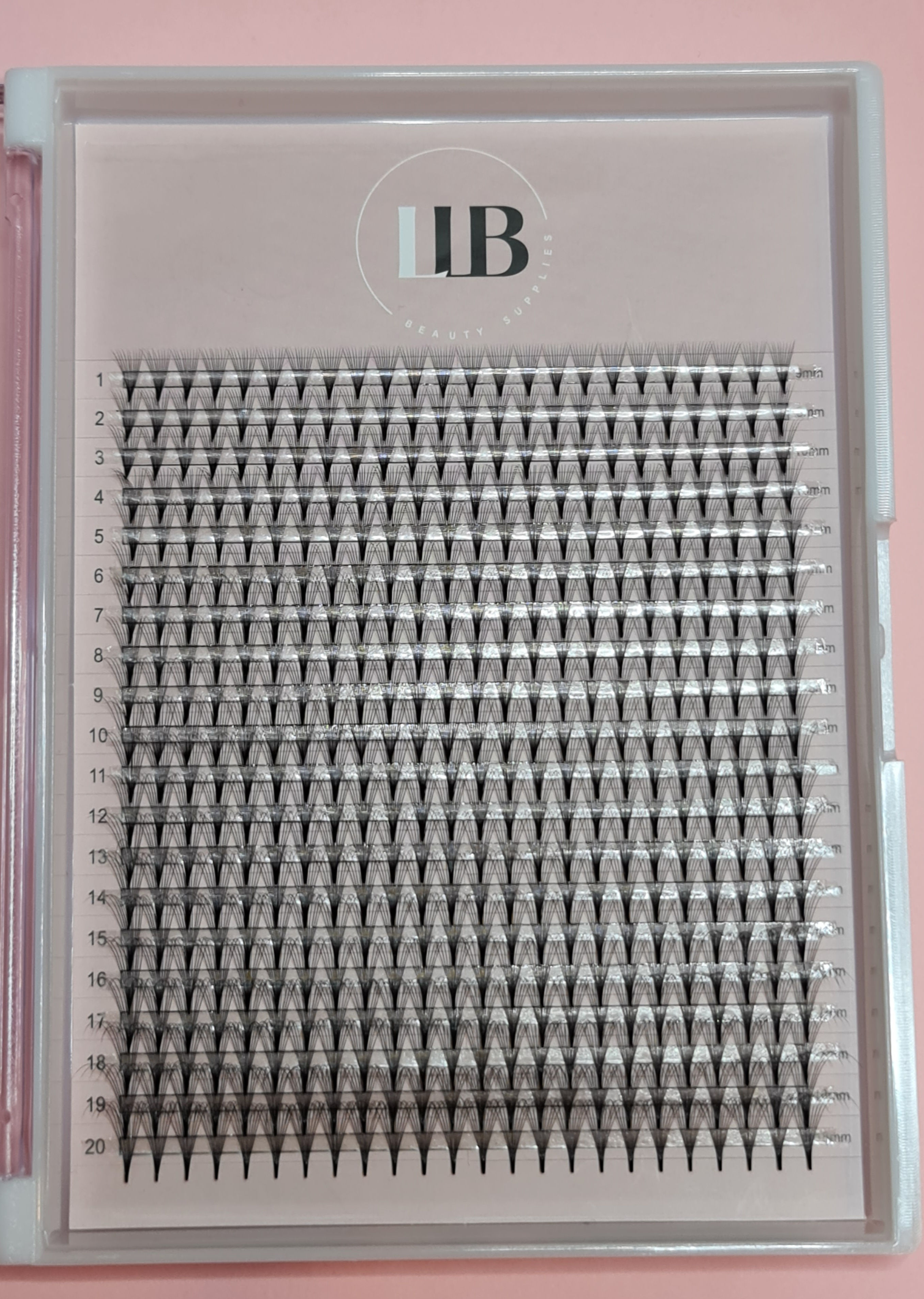 10D long stem pre made fans