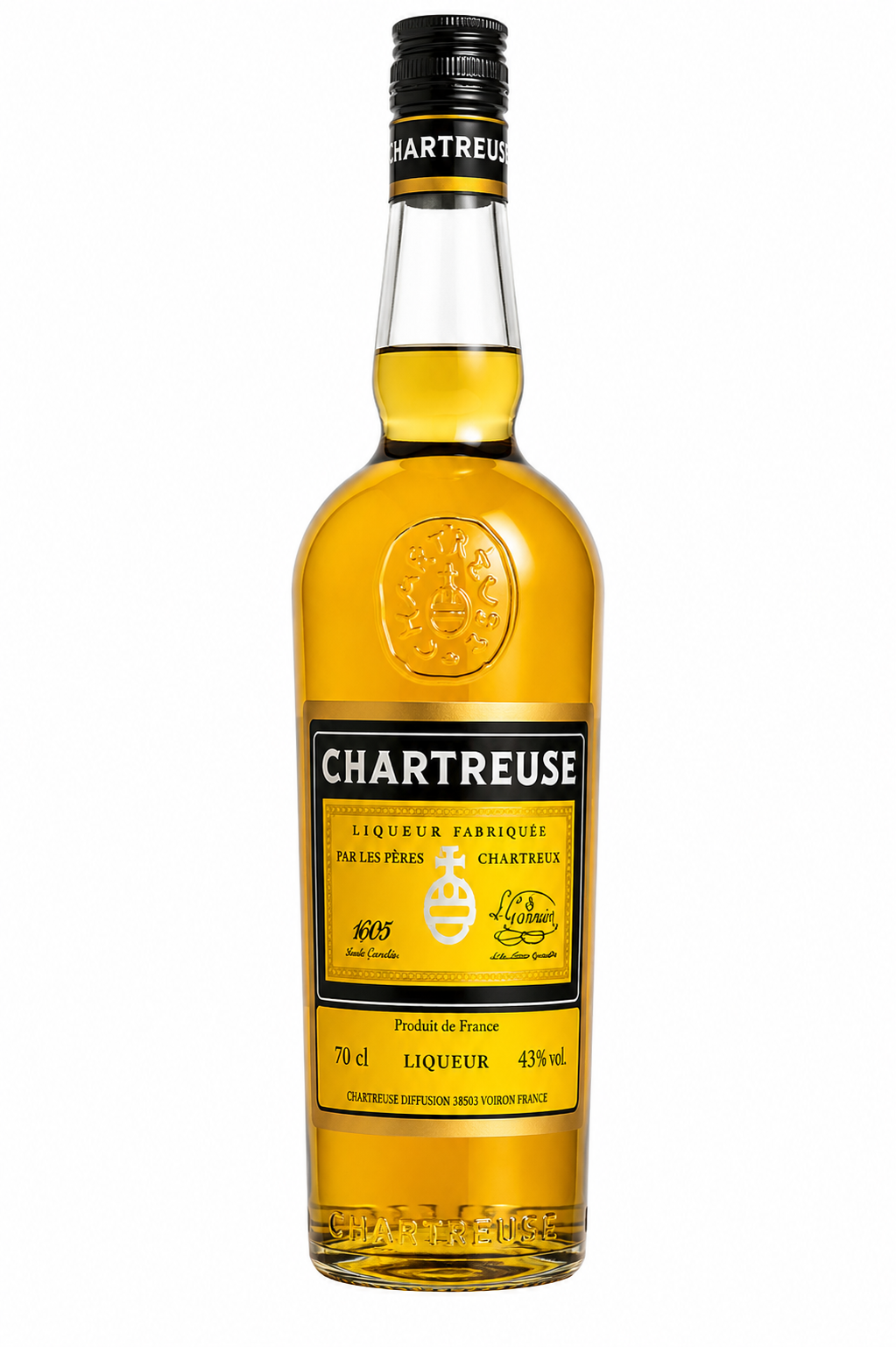 Chartreuse jaune - liqueur de plantes - 70 cl