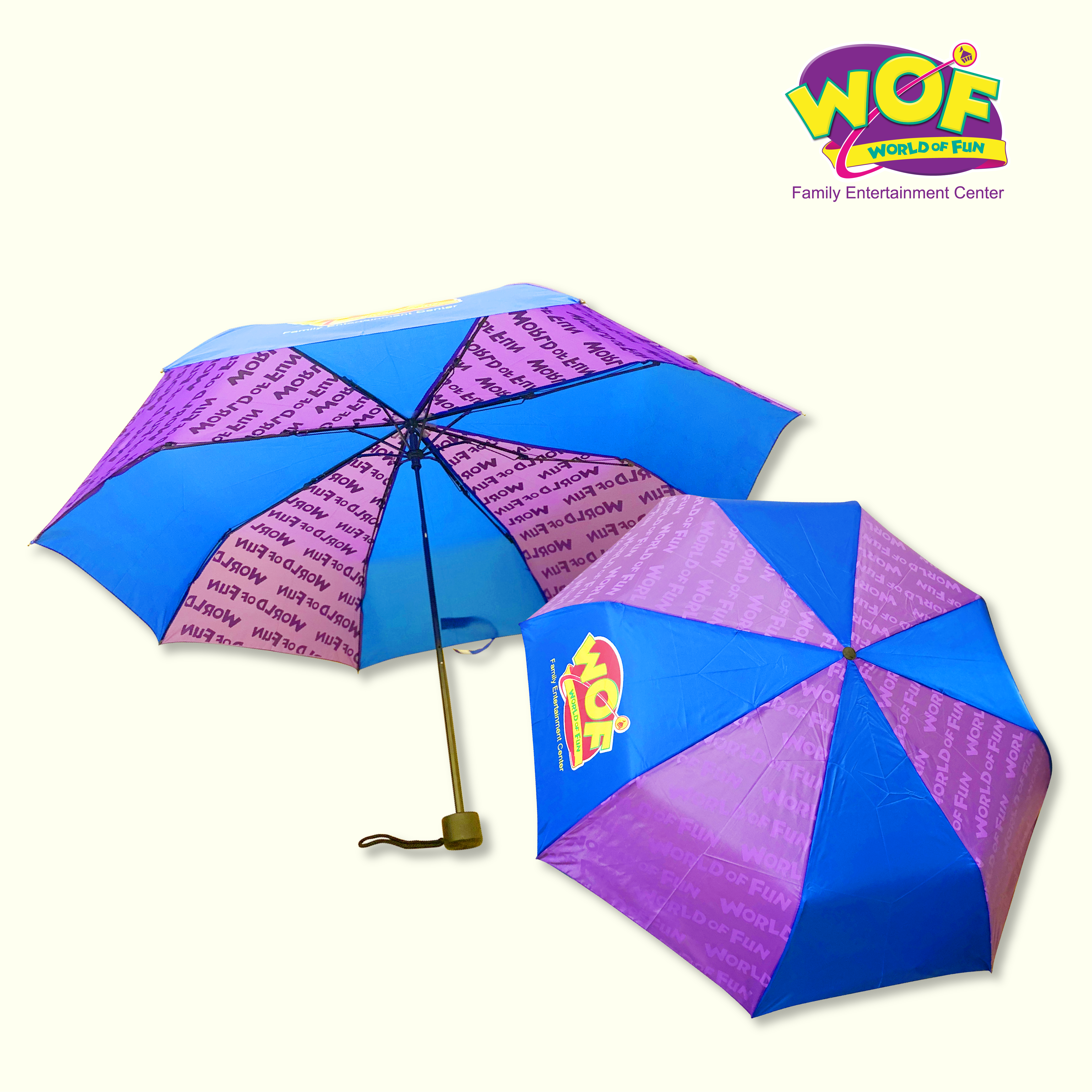 World of Fun 3 Folds Umbrella