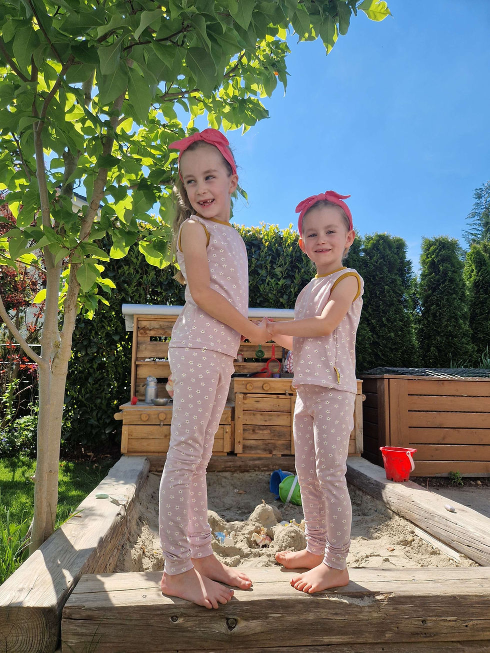 Miniaturbild: Kinderleggings, Leggings "Blümchen"