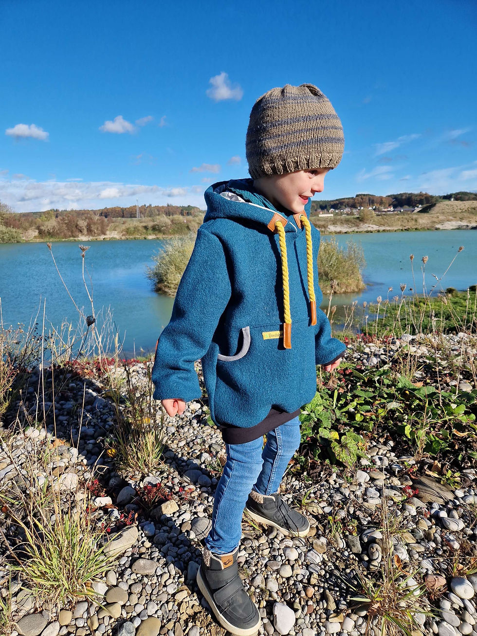 Miniaturbild: Walkhoodie, Outdoorpullover rivergreen 