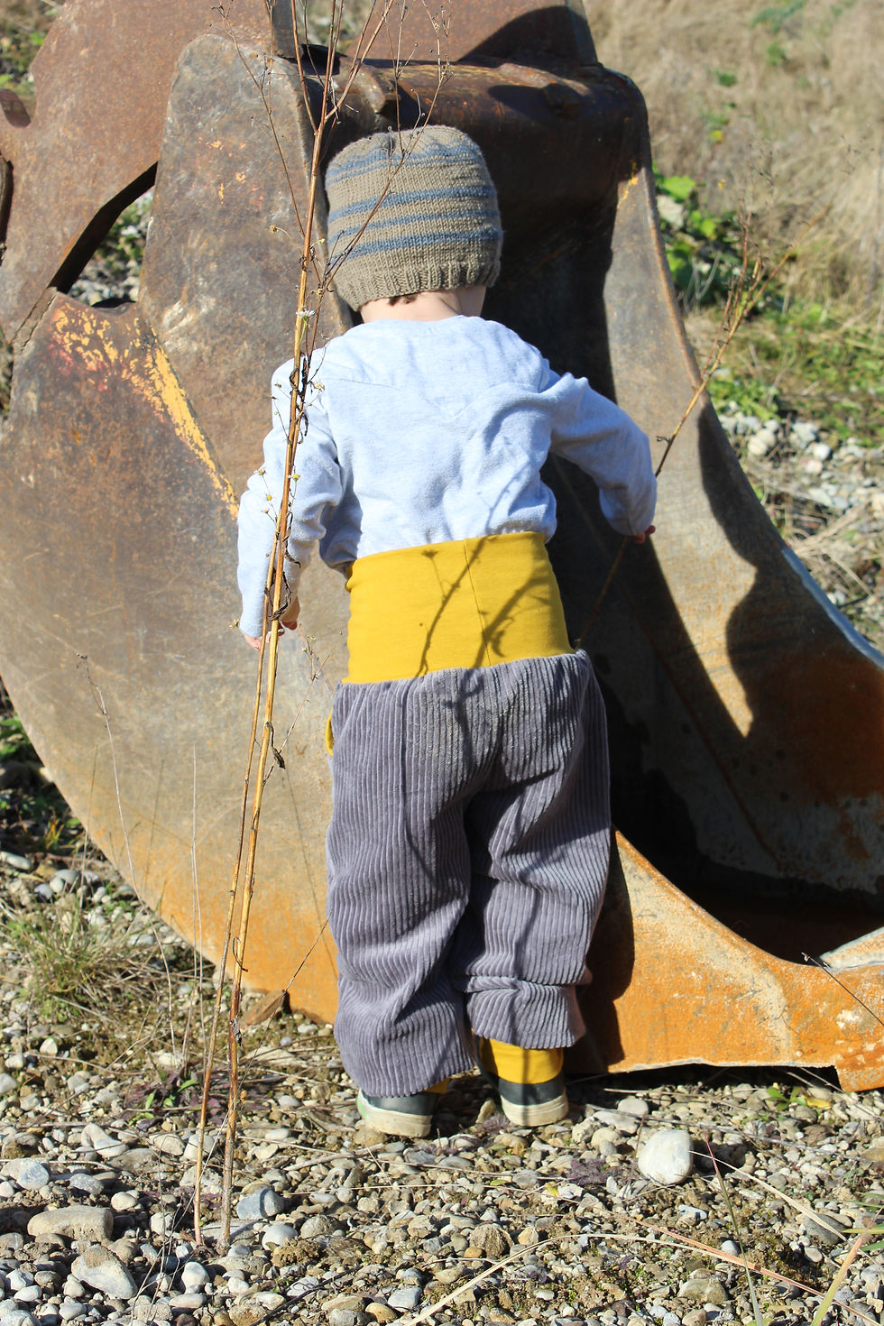Miniaturbild: Cordhose, Breitcordhose, grau
