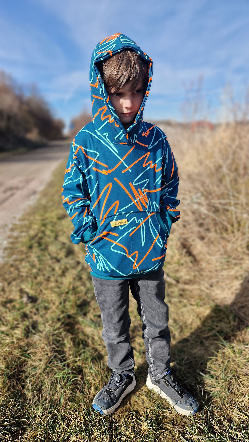 Miniaturbild: Hoodie neon petrol 