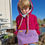 Miniaturbild: Walkhoodie, Outdoorpullover fuchsia 