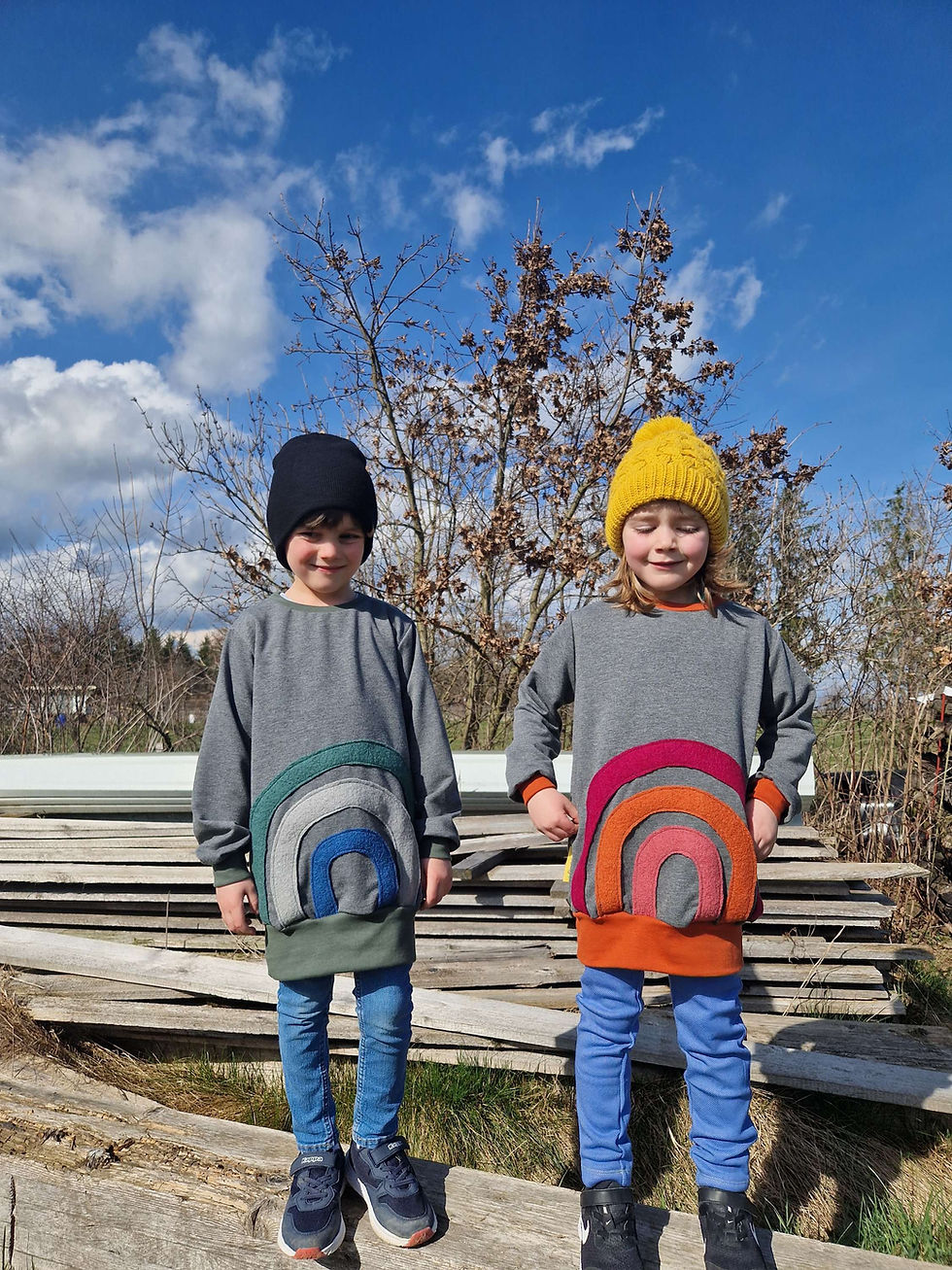 Miniaturbild: Sweatpullover Regenbogen 