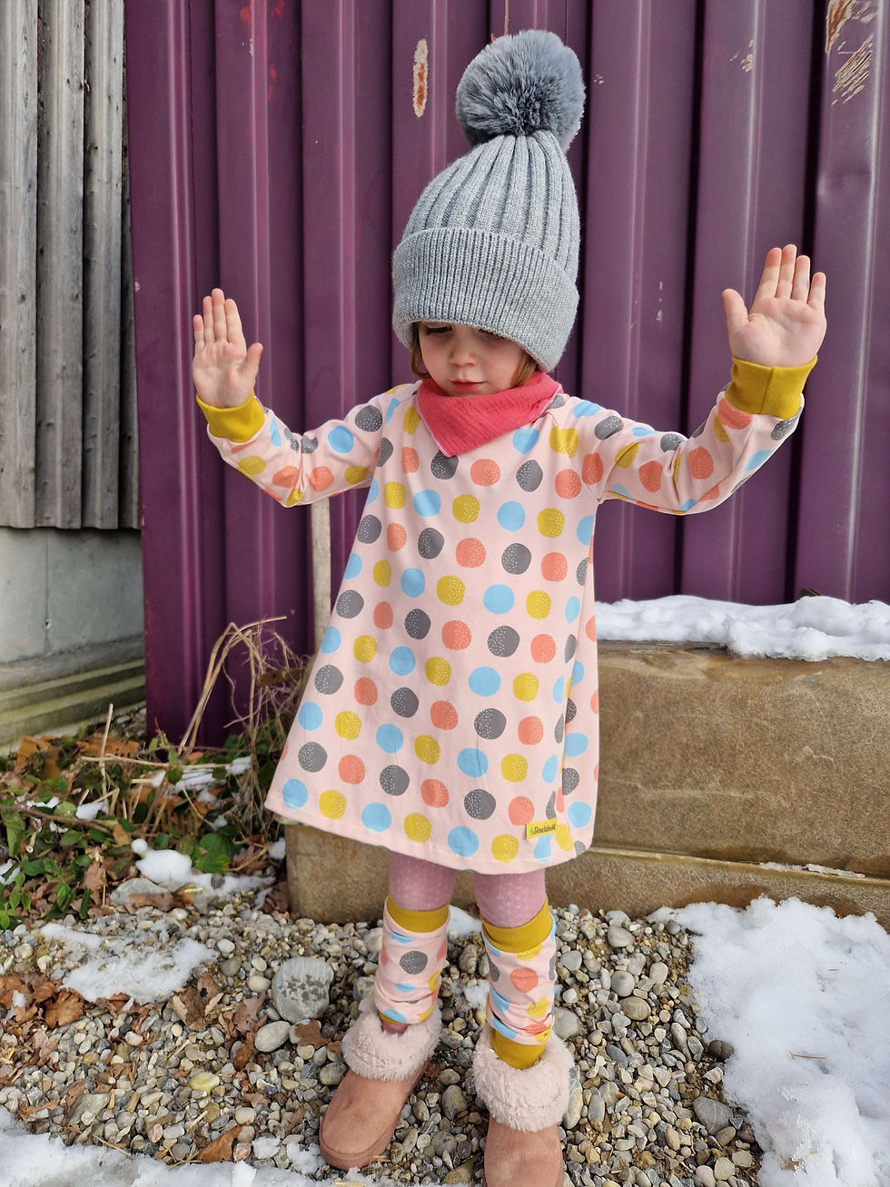 Miniaturbild: Raglankleid Dots