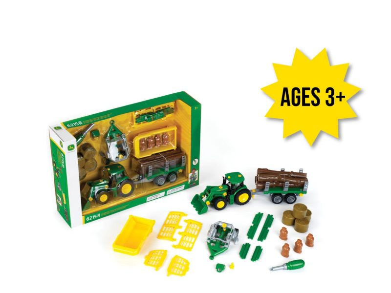 Miniatura: 1:24 Tractor Y Set De Trailer John Deere Lp76146