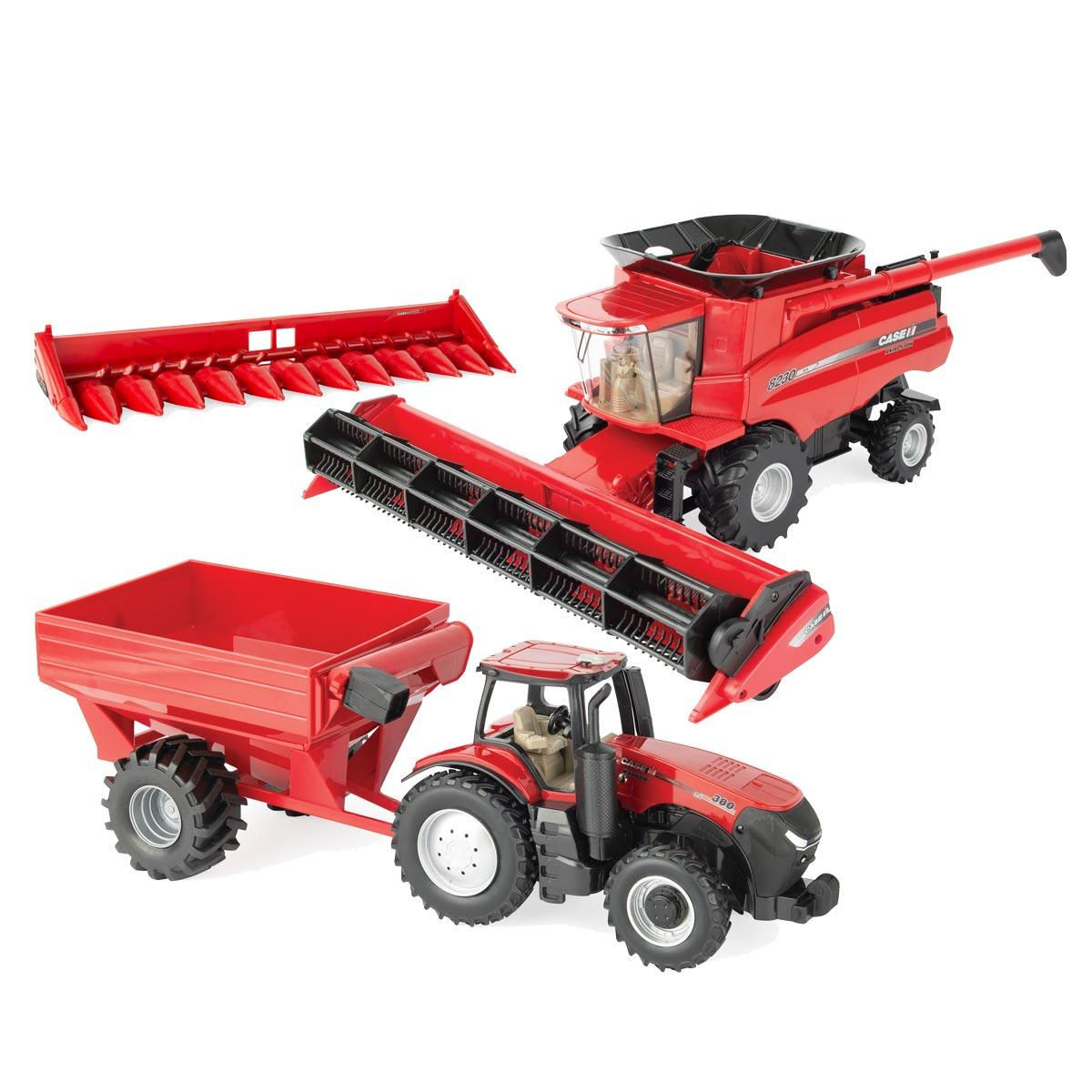 1:32 CASE IH COMBINE HARVESTING SET