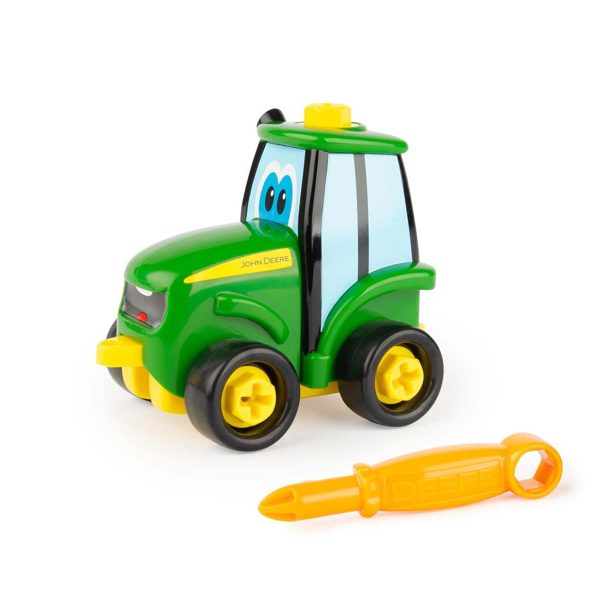 Inch - TRACTOR JOHN DEERE BUILD A BUDDY JOHNNY INCLUYE DESTORNILLADOR