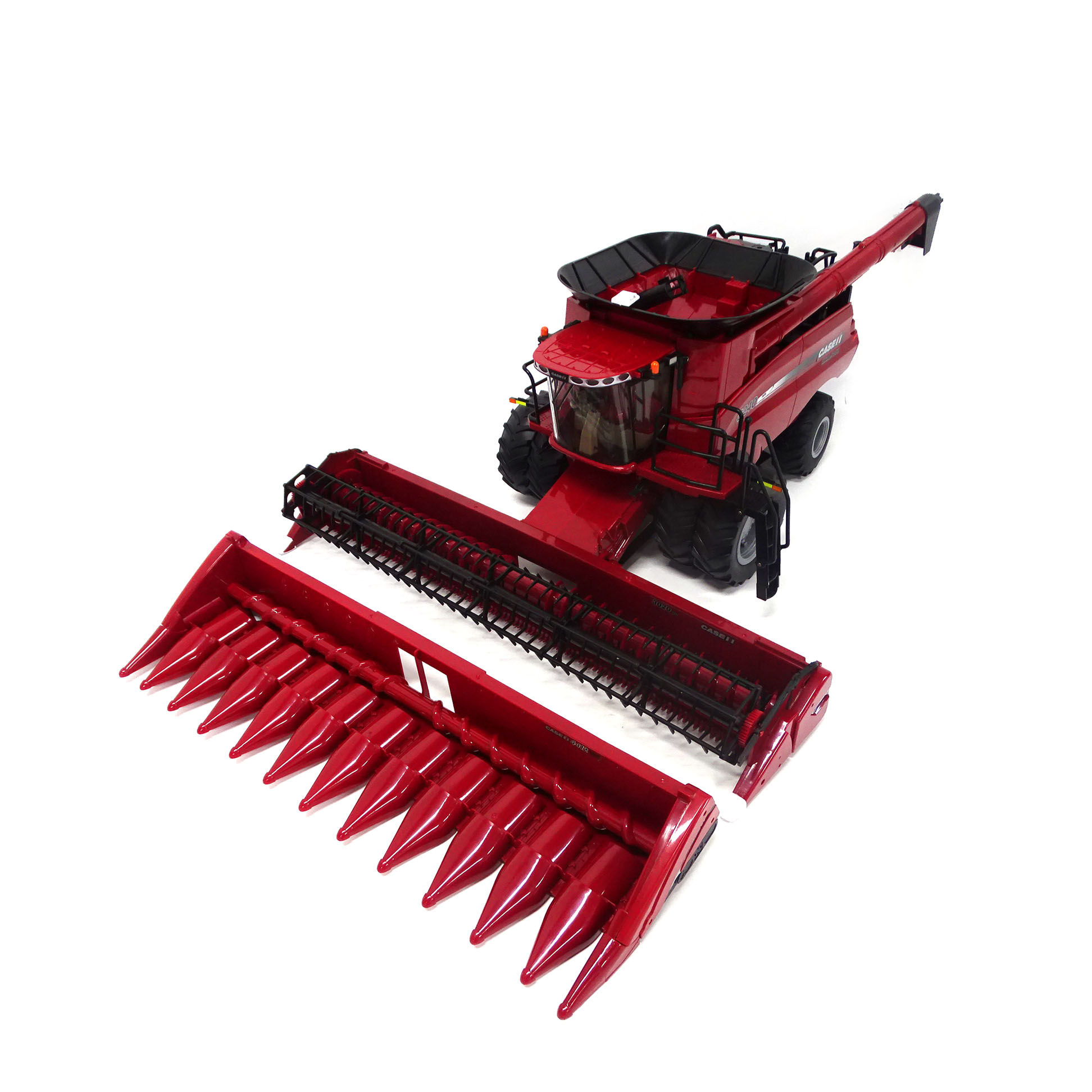 1:16 Big Farm Case IH 8240 Combine With 3020 Grain Head - Corn head