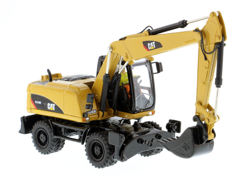 Miniatura: 1:50 CAT Excavadora de ruedas Caterpillar M316D - Serie Core Classics