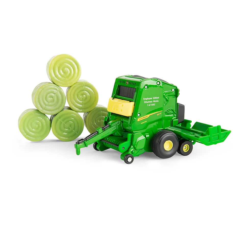 1:64 John Deere 561R Round Baler with 6 Bales