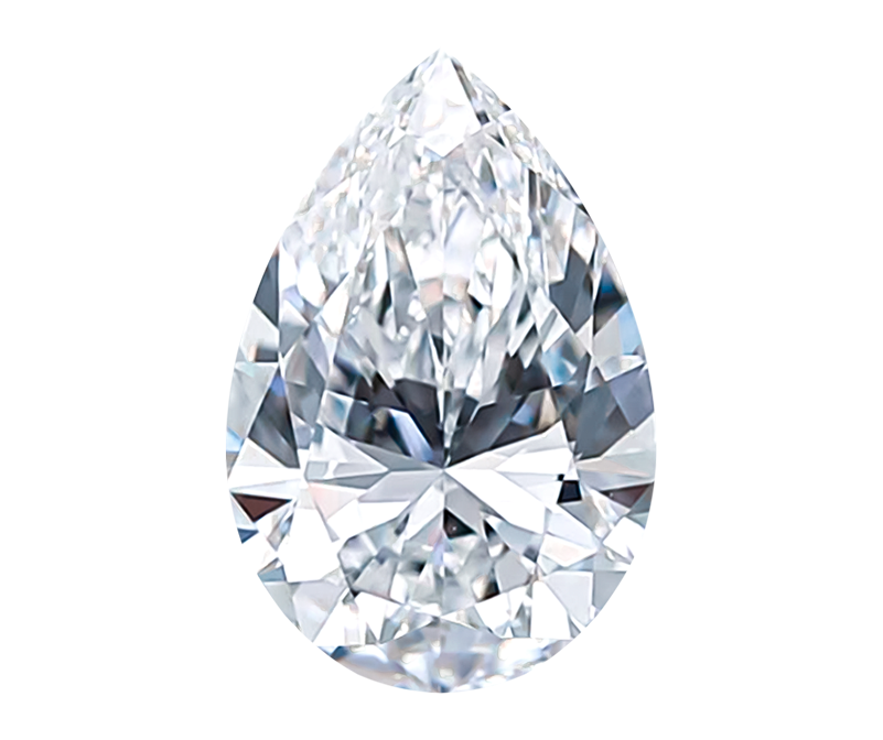 Lab-created 2.00ct Pear Shaped Loose Diamond VS/SI1 Clarity E/F/G/H/I