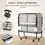 Thumbnail: Rollaway Folding Bed with Memory Foam Mattress, 38 Inch - Twin