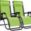 Thumbnail: Adjustable Zero Gravity Lounge Chair Recliner w/Pillow and Cup Holder Lime Green