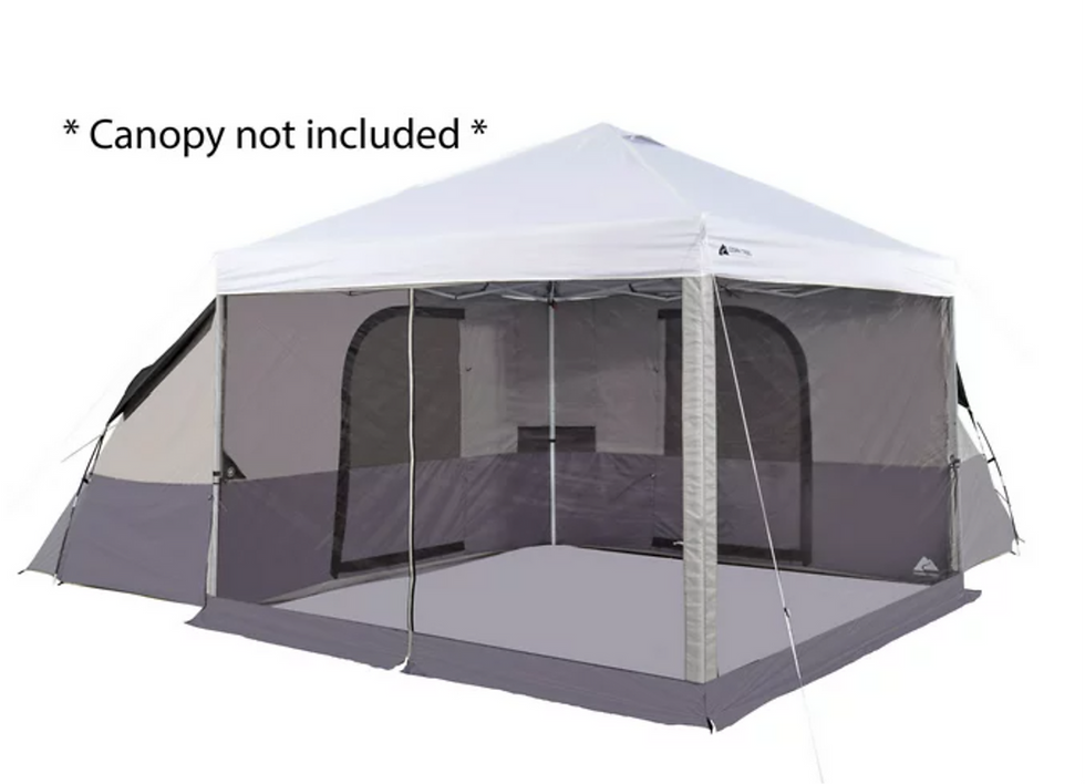4-Person L Shaped Tent (Straight-Leg Canopy Rented Separately)