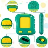 Thumbnail: Toddler Dinosaur Reading Machine  Talking Educational Flash Cards - Green