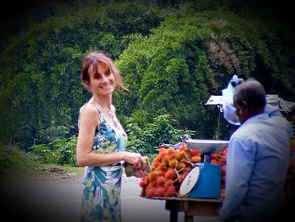 Buying Rambutan - Sri Lanka - Carolyn Ann Lilly - The World in Your Kitchen - Educator & researcher