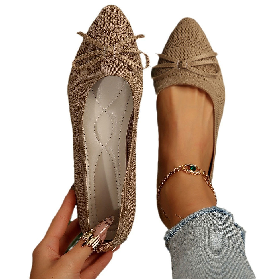 Miniatura: Summer 2024 New Style Pointed Toe Shallow Mouth Breathable Comfortable Casual Fl