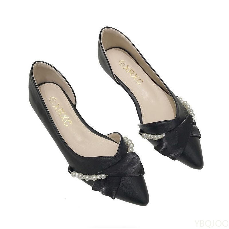 Miniatura: Pearl Ladylike Temperament Pointed Pointed Women's Single Shoes New Season Summe