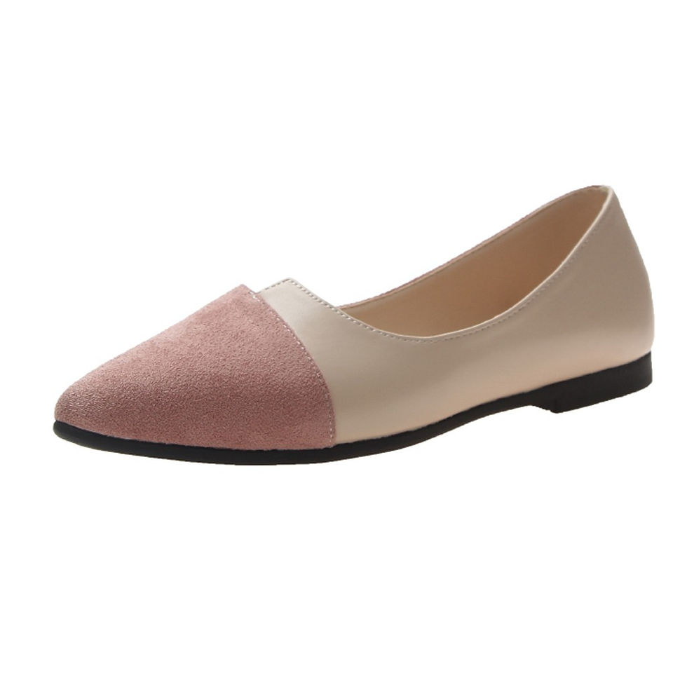 Miniatura: Women Shoes Fashion Splice Mule Flats Pointed Toe Ballerina Ballet Flat Shoe Zap