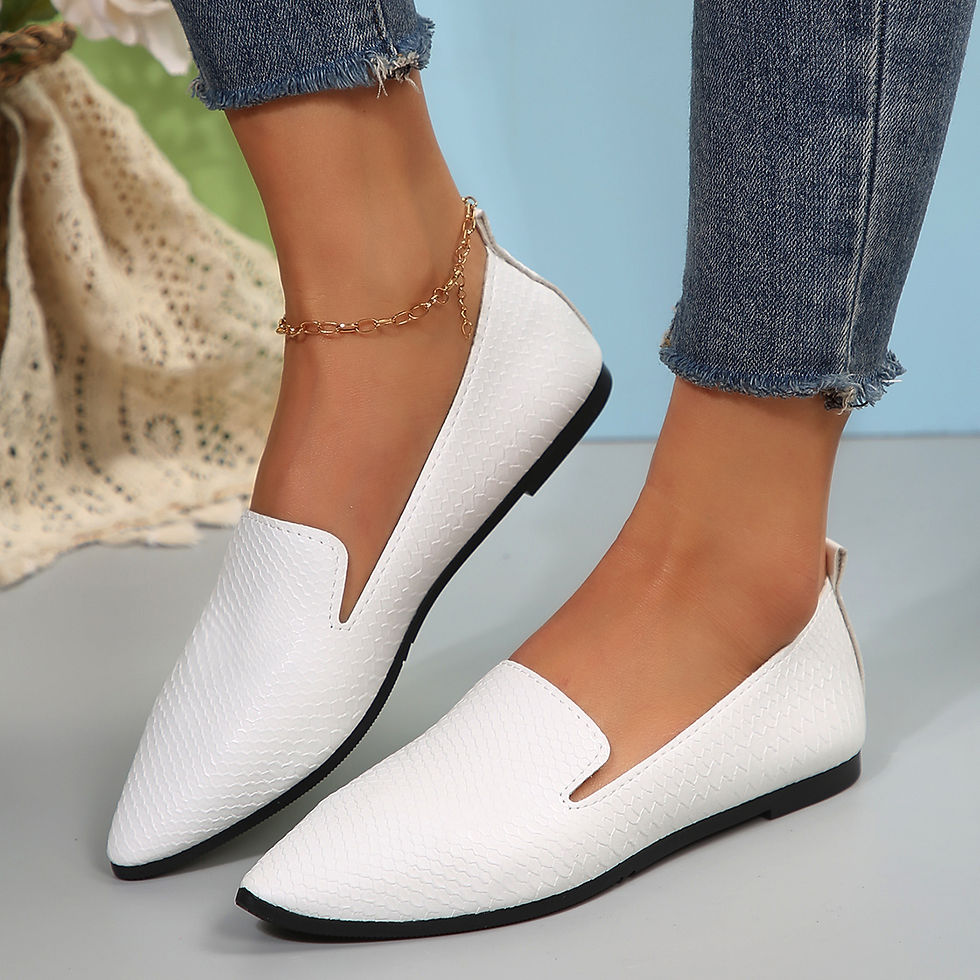 Miniatura: French retro pointed flat shoes 2025 women's large soft sole comfortable spring 