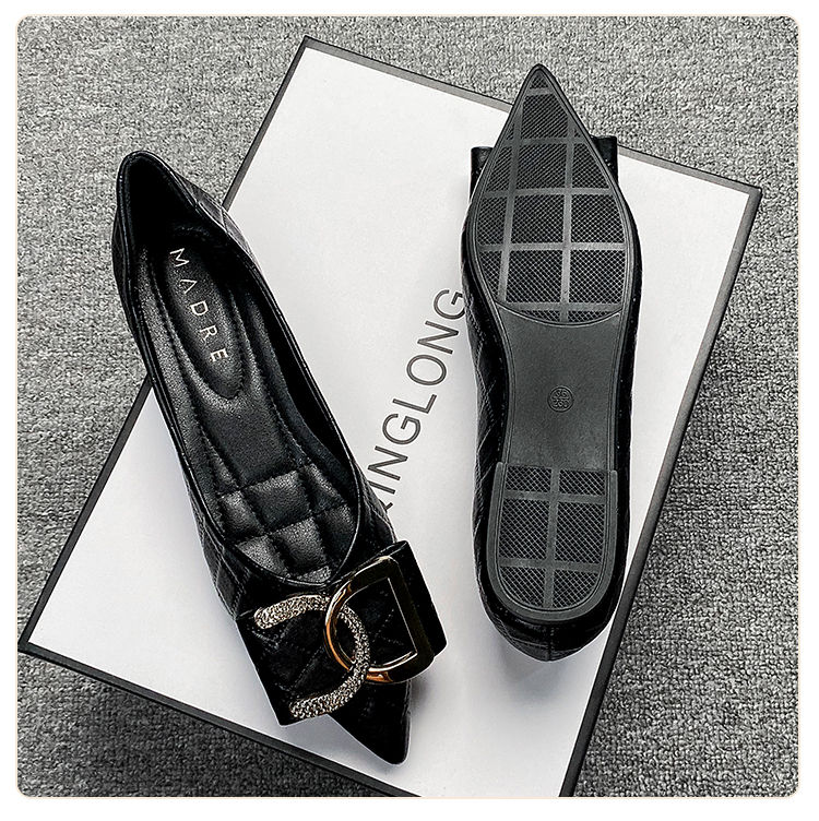 Miniatura: 2025 Spring and Autumn New Fashionable Shallow Mouth Pointed Four Seasons Shoes,