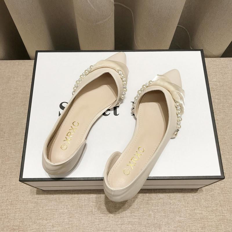 Miniatura: Pearl Ladylike Temperament Pointed Pointed Women's Single Shoes New Season Summe